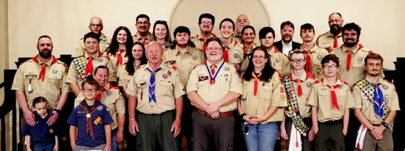 Michael Charles McGown honored with Daniel Carter Beard Masonic Scouter Award